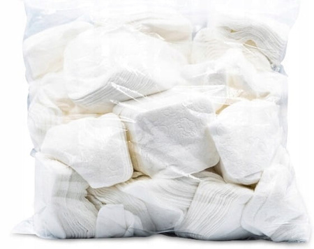 PŁATKI KOSMETYCZNE KWADRATOWE bawełniane 500g
